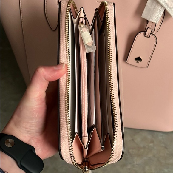 Kate Spade Pink Tote Bag and Wallet Set - Picture 4 of 5